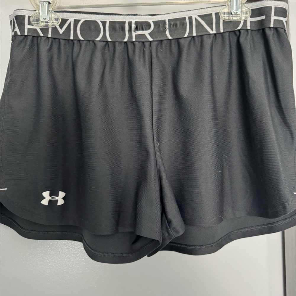 Under Armour Women's Charcoal Grey Shorts